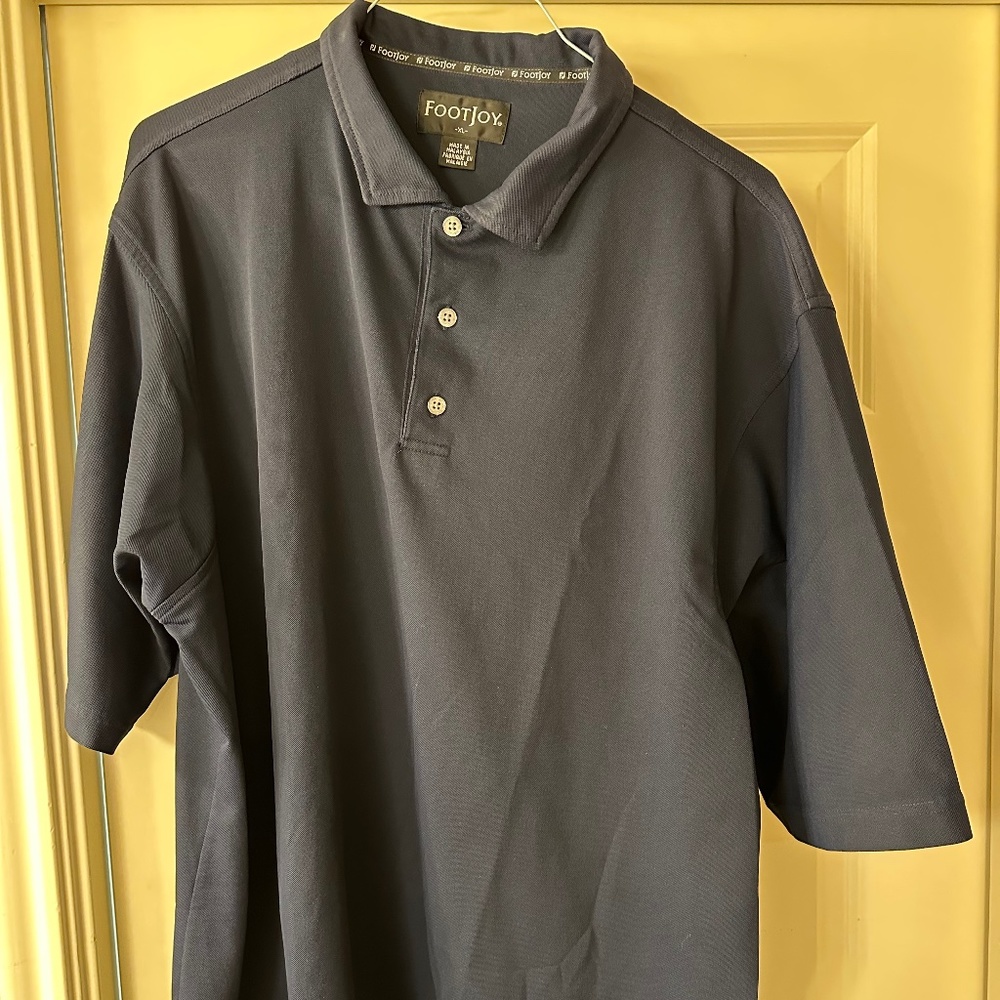 Foot Joy Men's XL DARK Blue Golf Shirt